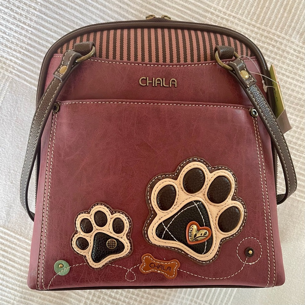 ✨NWT✨ CHALA // Convertible Backpack Purse - Paw 🐾